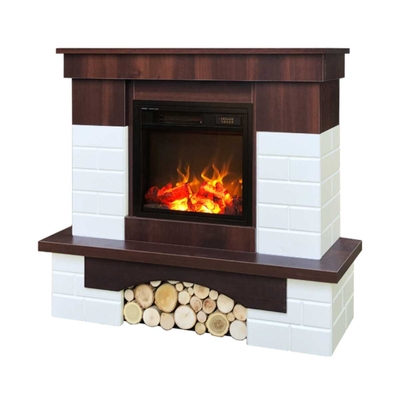 Camino elettrico Leon & Dionis, Art Flame, 958x1096x280 mm, 1500W, 2 livelli di riscaldamento, 5 livelli di luminosita, Timer