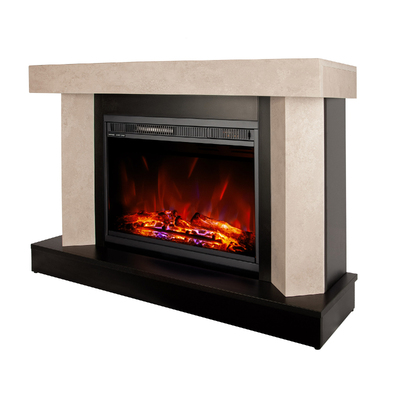 Camino elettrico Palermo mini & Lorance, Art Flame,  750x1050x320 mm, 1500W, 3 colori di fiamma, 2 livelli di riscaldamento, 5 livelli di luminosita