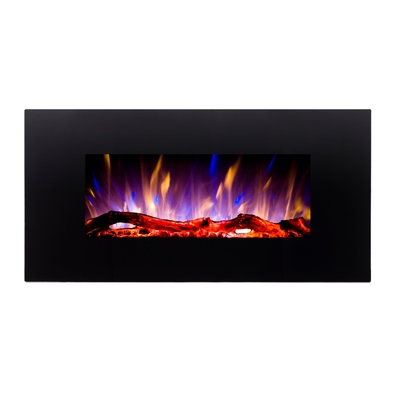 Camino elettrico da parete Marcus, Art Flame, 450x840x140 mm, 1500W, 3 colori di fiamma, 5 livelli di luminosita, Timer