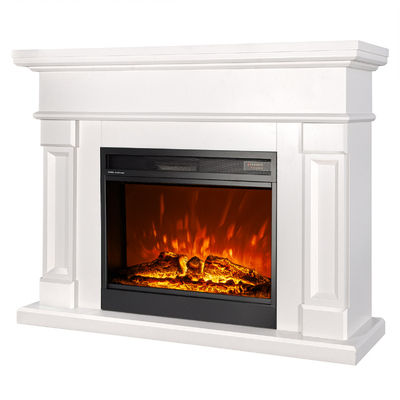 Camino elettrico Riga & Mirabella, Art Flame, 1020x1360x330 mm, 1950W, Suoni scoppiettanti, 5 livelli di luminosita, Timer