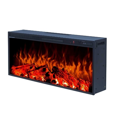 Camino elettrico da incasso Tasmania, Art Flame, 367x883x160 mm, 1500W, 2 livelli di riscaldamento, 5 livelli di luminosita, Timer 