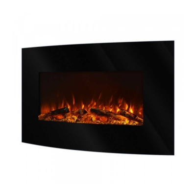 Camino elettrico da parete Santorini, Art Flame, 560x900x130 mm, 1500W, 2 livelli di riscaldamento, 5 livelli di luminosita, Timer