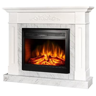 Camino elettrico Luca & Carmen, Art Flame, 1130x1400x290 mm, 1950W, 2 livelli di riscaldamento, 5 livelli di luminosita, Timer