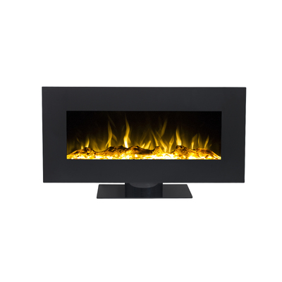 Caminetto elettrico autoportante Kansas, Art Flame, 508x1067x120 mm, 1500W, 2 livelli di riscaldamento, 5 livelli di intensità della fiamma, Telecomando