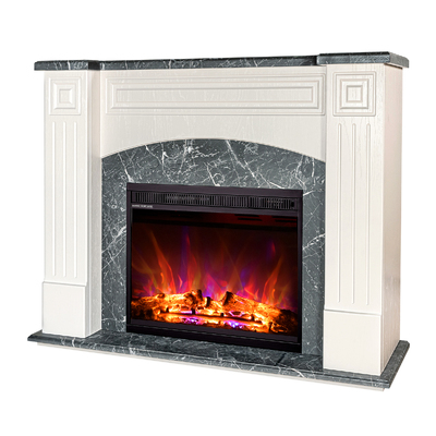 Camino elettrico Magnolia & Lorance, Art Flame, 900x1150x320 mm, 1500W, 3 colori di fiamma, 2 livelli di riscaldamento, 5 livelli di luminosita