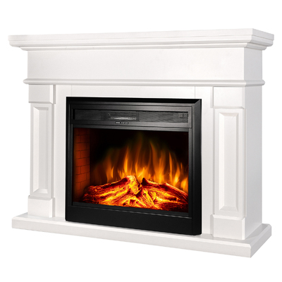 Camino elettrico Riga & Carmen, Art Flame, 1020x1360x330 mm, 1950W, 2 livelli di riscaldamento, 5 livelli di luminosita, Timer