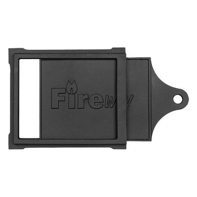 Serranda per camino Z 103, 395×265 mm, ghisa, resistenza al calore 700–950 ℃, meccanismo scorrevole