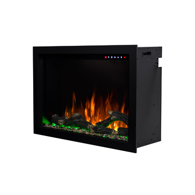 Inserto per camino elettrico Nepal 29, Art Flame, 510x800x305 mm, 1500W, 3 colori della fiamma, 3 velocità della fiamma, Timer