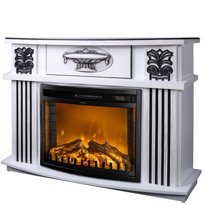 Camino elettrico Roma mini & Zakynthos, Art Flame, 974x1200x318 mm, 1500W, 2 livelli di riscaldamento, 5 livelli di luminosita, Timer